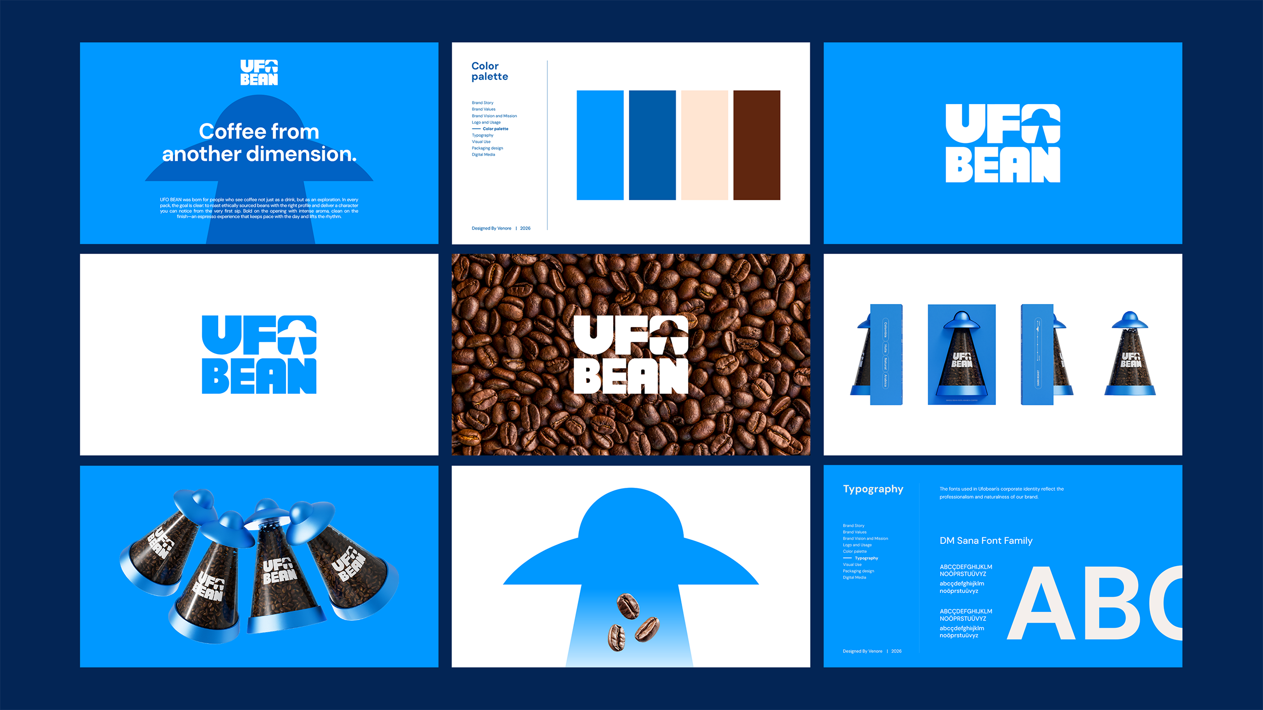 ufo bean branding
