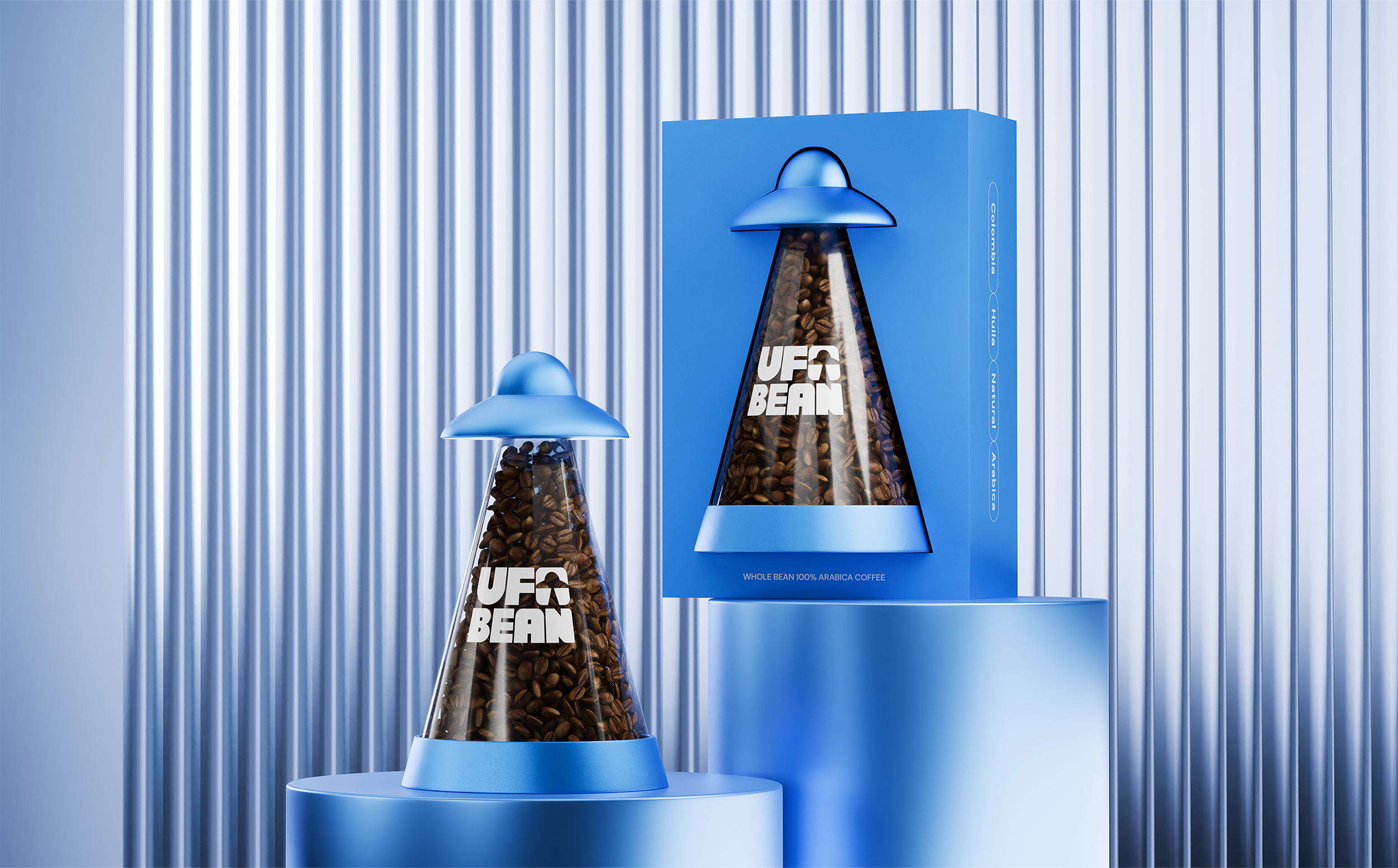 ufo bean branding